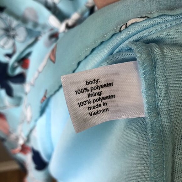 Lane Bryant Faux Wrap Dress 16 Floral Midi Sheer Ruffle Belted Feminine Girly - Picture 7 of 13